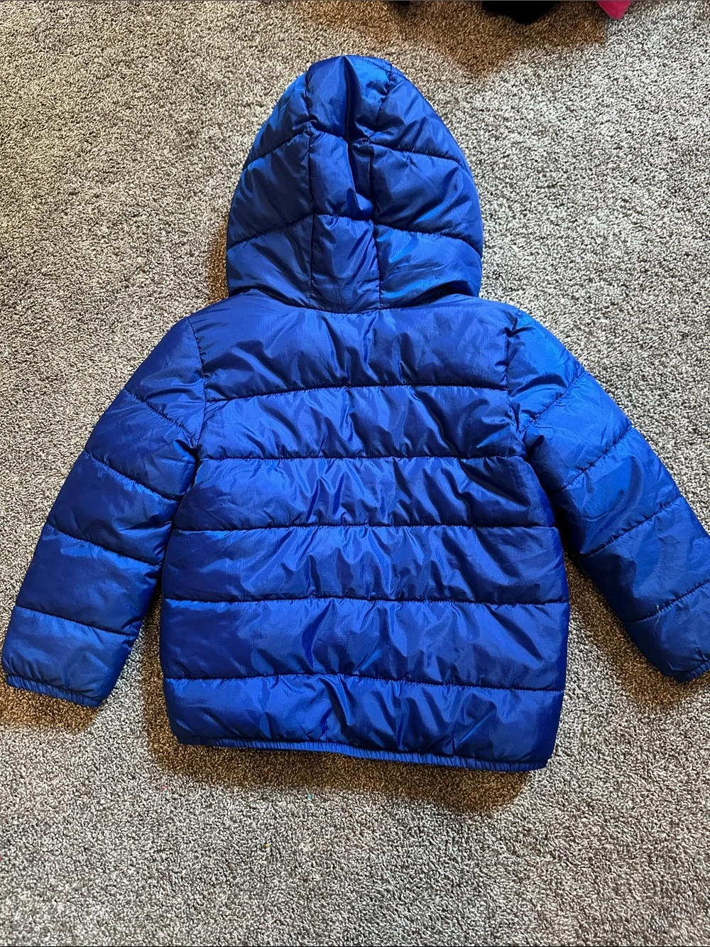 The Children's Place Royal Blue Hooded Puffer Jacket